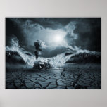Panic Attack or Anxiety PTSD, surreal poster print