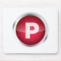 Panic Button Mousepad by the_blue_griffin Panic Button Mousepad