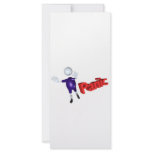 panic personalized rack card