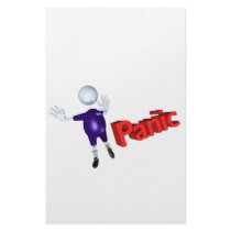 panic customized stationery