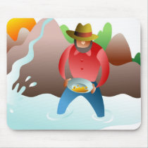 Panning For Gold Mouse Mat