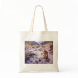 Panning Gold, Wyoming by William Robinson Leigh Canvas Bags