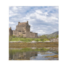 Panorama Eilean Donan Castle viewed from south Memo Pads