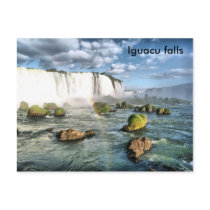 Panorama Iguacu falls postcards by leksele Panorama Iguacu falls postcards
