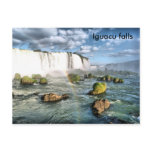 Panorama Iguacu falls Postcards