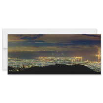 Panorama Kansai Osaka Bay Japan from Mt. Rokko Invites