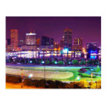 Panorama of Baltimore's Inner Harbor Night Skyline Post Cards