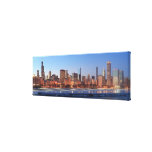 Panorama of Chicago, Illinois across Lake Stretched Canvas Prints