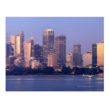 Panorama of Sydney Skyline at Sunset, Australia Postcards