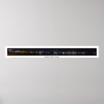 Panorama of the Corpus Christi Skyline Poster