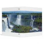 Panorama of the Iguazu Waterfalls from Brazil binders