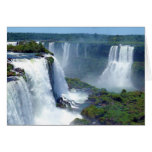 Panorama of the Iguazu Waterfalls from Brazil cards