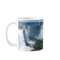 Panorama of the Iguazu Waterfalls from Brazil Coffee Mugs