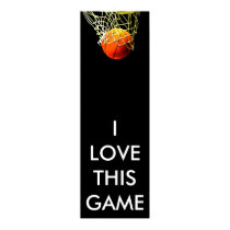 Panoramic Basketball Poster