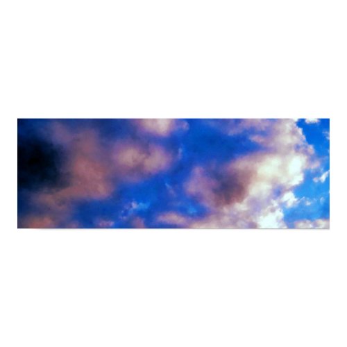 Panoramic Clouds Artwork Poster Print print