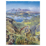 Panoramic Drawing Of Yellowstone flyers