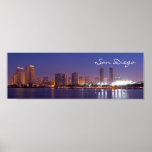Panoramic San Diego Skyline Poster