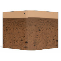 Panoramic view of Bonneville Crater 3 Ring Binders