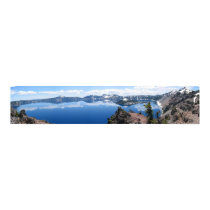 Panoramic view of Crater Lake posters