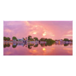 Panoramic View of Dawn in Puerto Encantado Photo Greeting Card