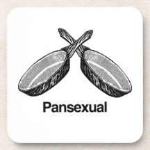 Pansexual - drink coaster