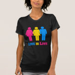Pansexual Love t-shirts