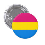 Pansexual Pride Flag button (round)