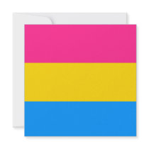 Pansexual Pride Flag Personalized Announcements