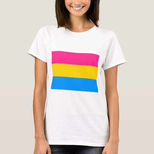 Pansexual Pride Flag T Shirt Zazzle 7646