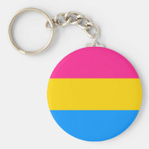 Pansexual Pride keychain