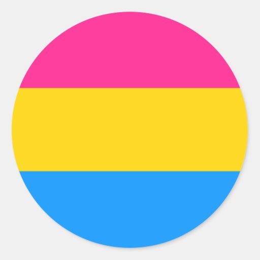 Pansexual Pride Stickers Round Zazzle