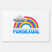 PANSEXUAL RAINBOW SIGNS