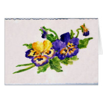 Pansey Painting cards by erin_kathleen Pansey Painting cards