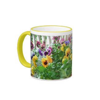 pansies and friends mug mug