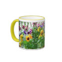 pansies and friends mug