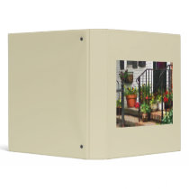 Pansies and Geraniums on Stoop binders