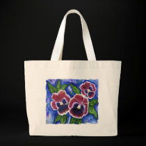 Pansies bags by HeatherFlower Pansies bags