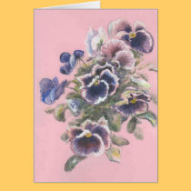 pansies cards