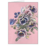 pansies greeting cards