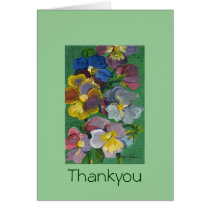Pansies cards