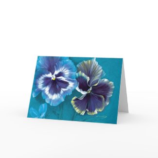 Pansies Everyday Card card