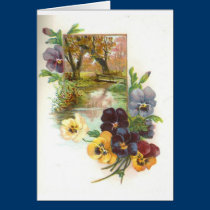 pansies cards