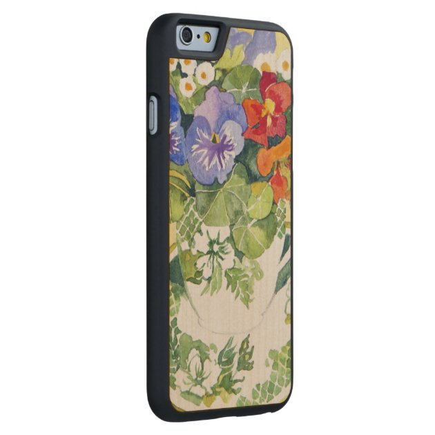 Pansies - nasturtiums 2013 carved® maple iPhone 6 case-2