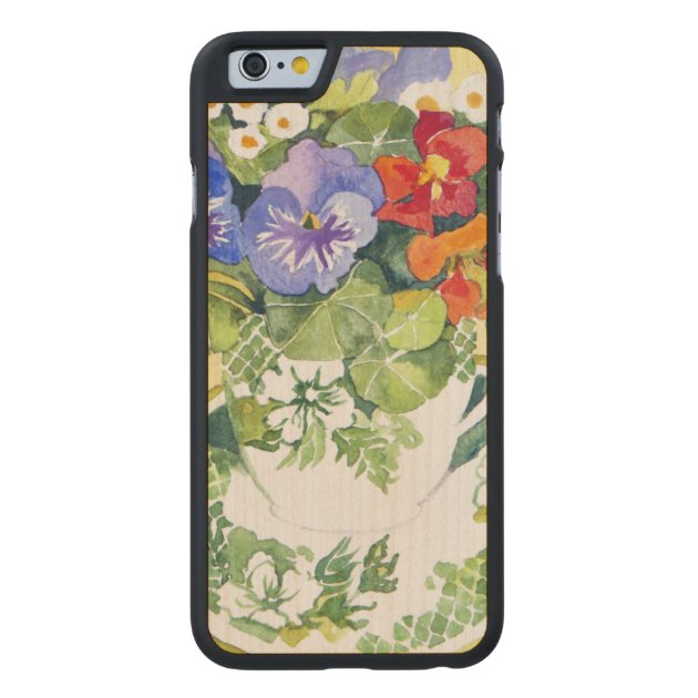 Pansies - nasturtiums 2013 carved® maple iPhone 6 case