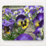 Pansies on Parade mousepads
