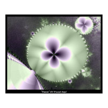 Pansies, "Pansies" BY Fractal Angel posters