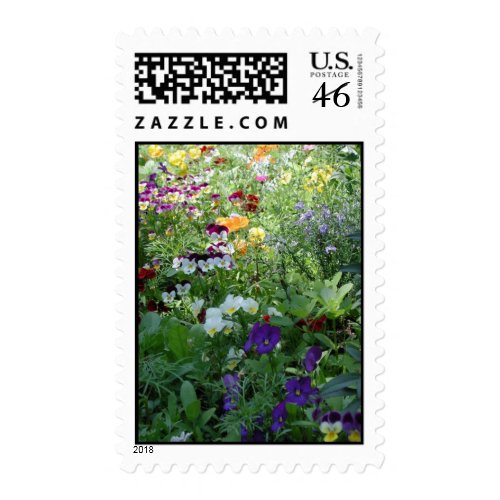 Pansies stamp