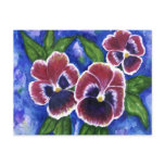 Pansies Postcard