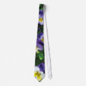 Pansies tie