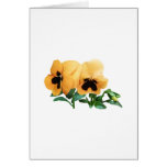 Pansies Waiting For a Bus Card
